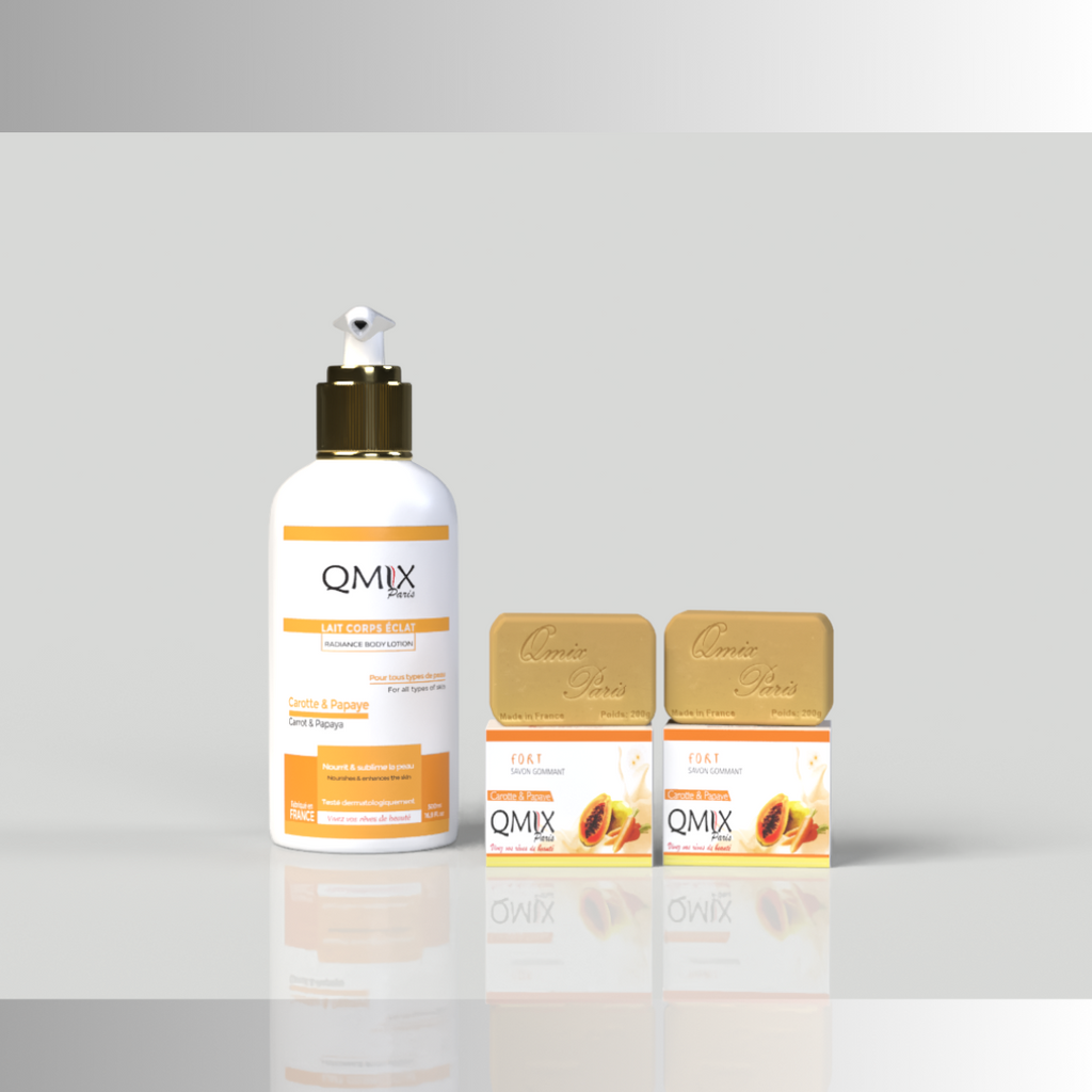 Savon Éclaircissant Nano Extra White à La Papaye & Carotte 150g - Pour Un Teint Uniforme