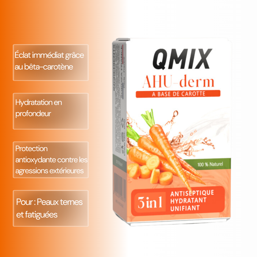 QMix AHU-derm | Curcuma|Carotte|Citron|Amande Douce