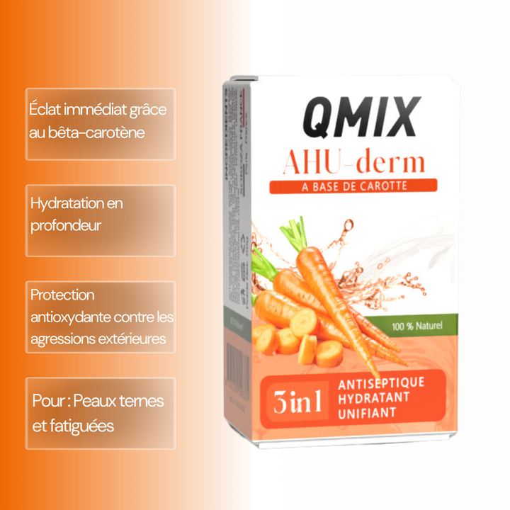 QMix AHU-derm | Curcuma|Carotte|Citron|Amande Douce