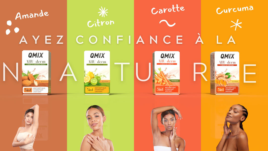 QMix AHU-derm | Curcuma|Carotte|Citron|Amande Douce