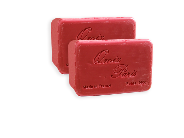 Savon gommant extra fort au noyaux d'abricot ™ Qmix-Paris 2 Pcs