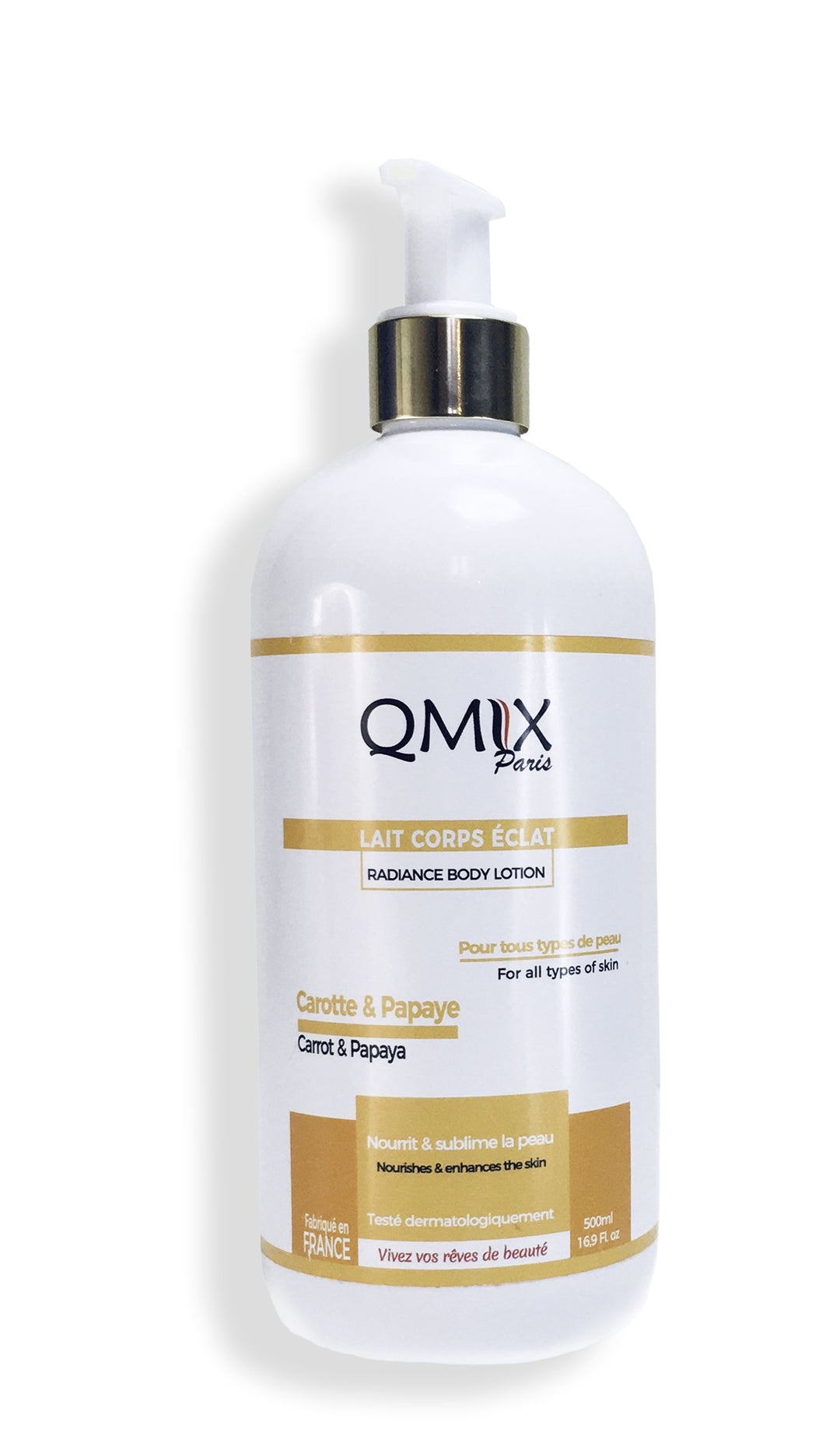 Lait Carotte & Papaye- UNIFIANT ™ Qmix-Paris